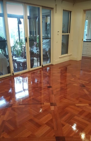 superbly polished floors
